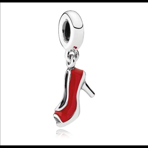 Pandora Red Stiletto Dangle Charm - Picture 2 of 2